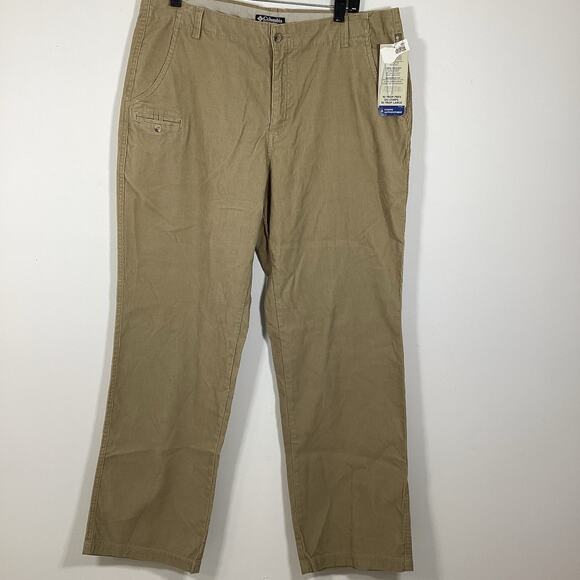 Columbia Pants Womens 16 Brown Corduroy Authentic Straight Outdoors Hiking NWT - Picture 2 of 8